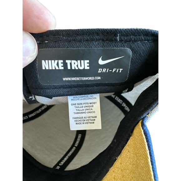 NFL Seattle Seahawks Nike True DRI-Fit Snapback Hat Gold Underbrim Embroidered - Picture 7 of 7